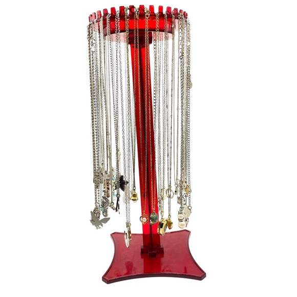 Necklace Lot Of 36 Silver & Goldtone Wearable Variety Bundle Pendants Chains - Picture 7 of 9